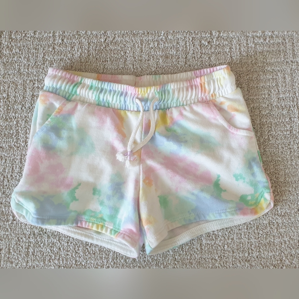 Cat & Jack Pastel Tie-Dye Shorts Size  6T Girls